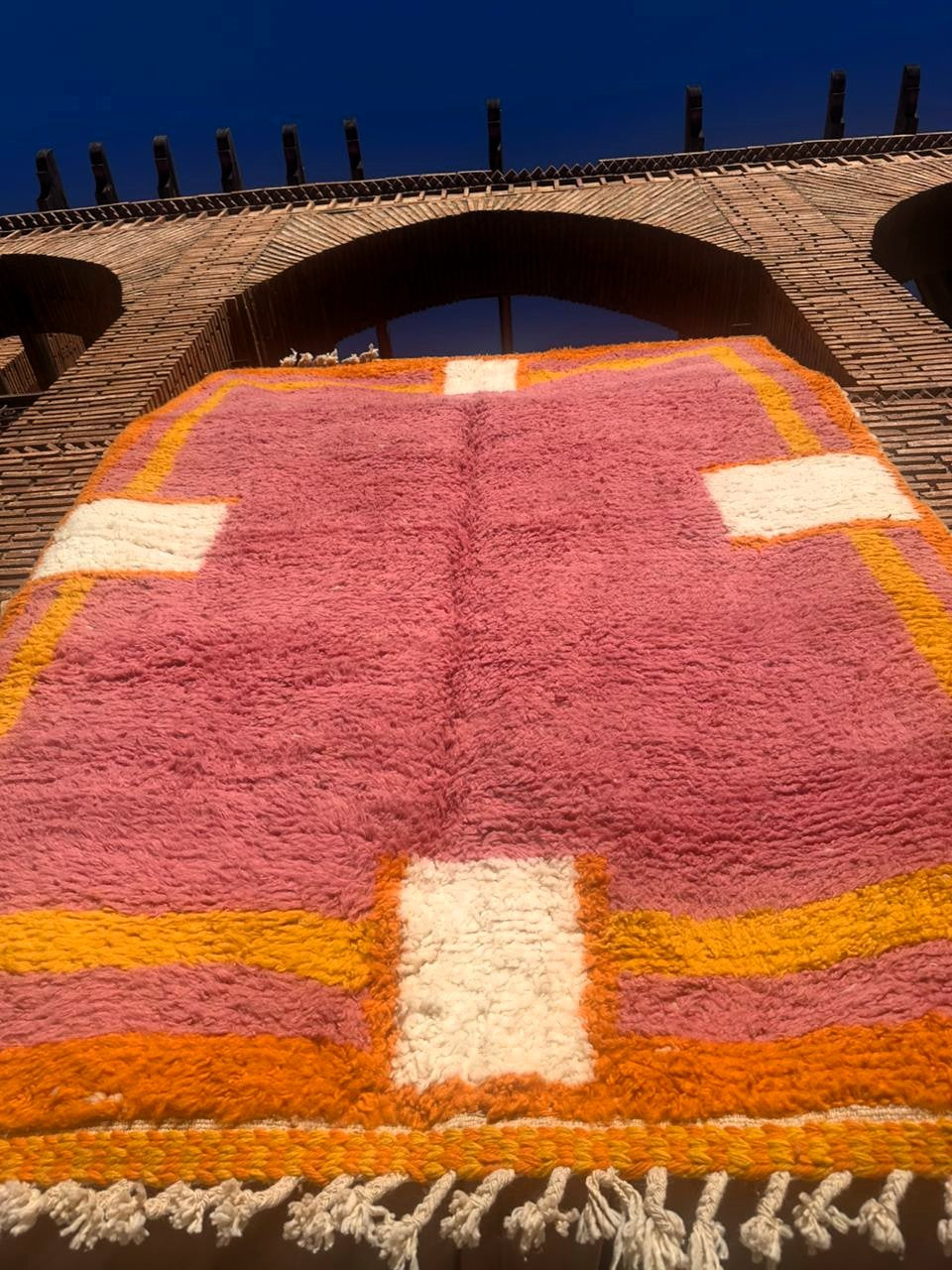 Ait Ourir – Handmade Pink Moroccan Rug