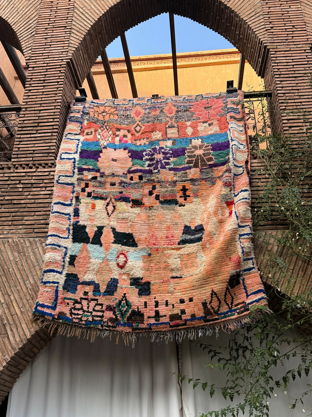 Amtoudi – Handmade Colorful Moroccan Rug