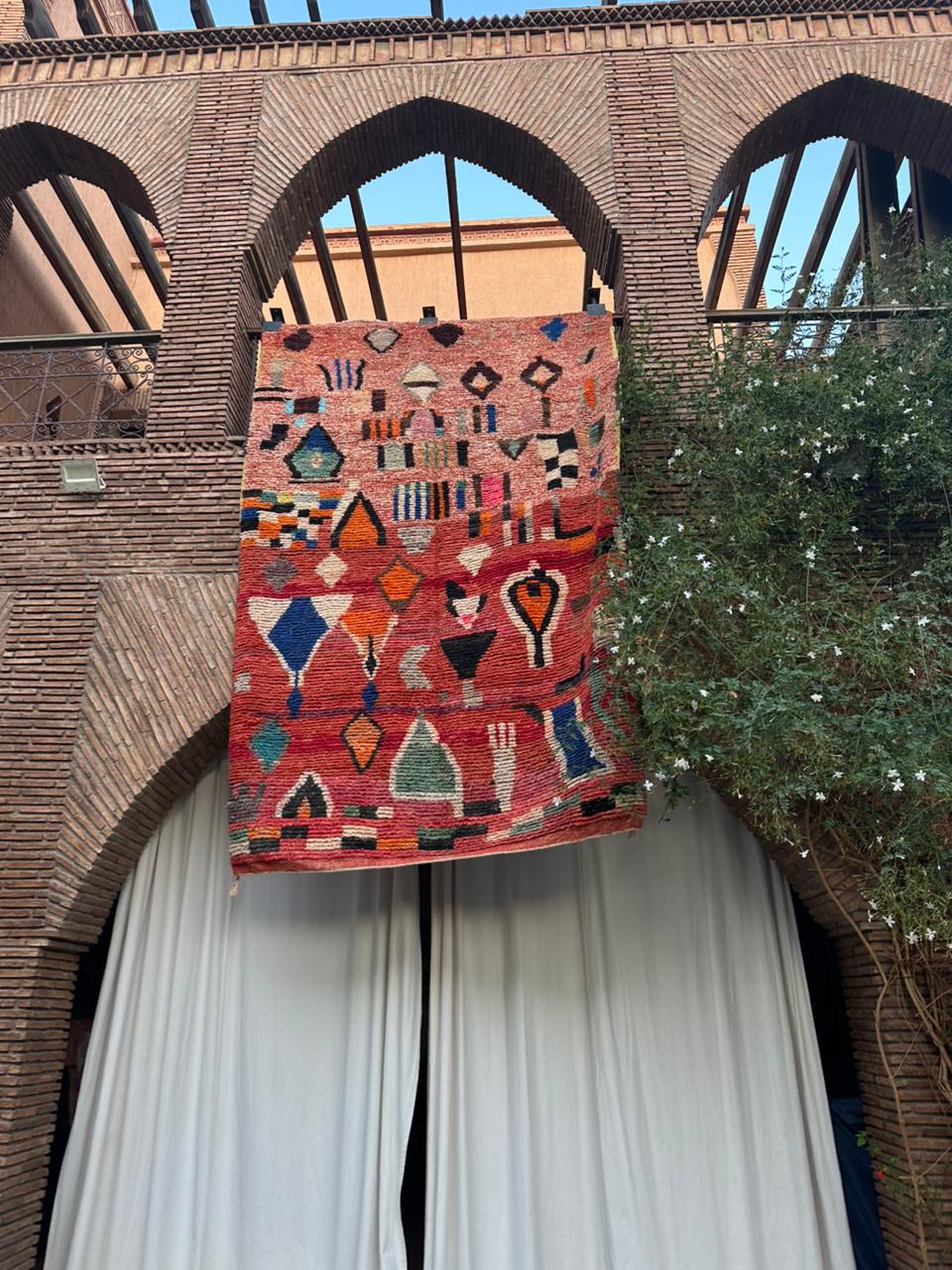 Tanalt – Handmade Red Moroccan Rug