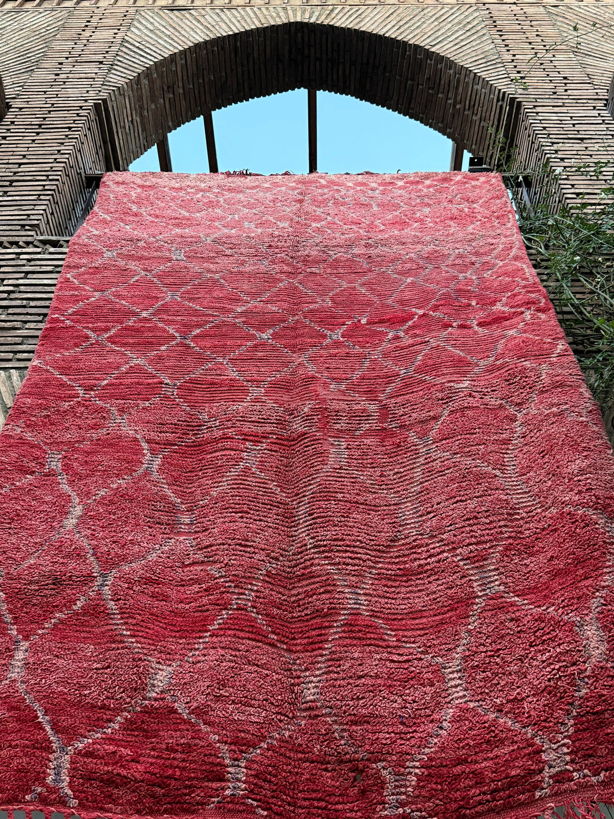 Boumia – Handmade Red Moroccan Rug
