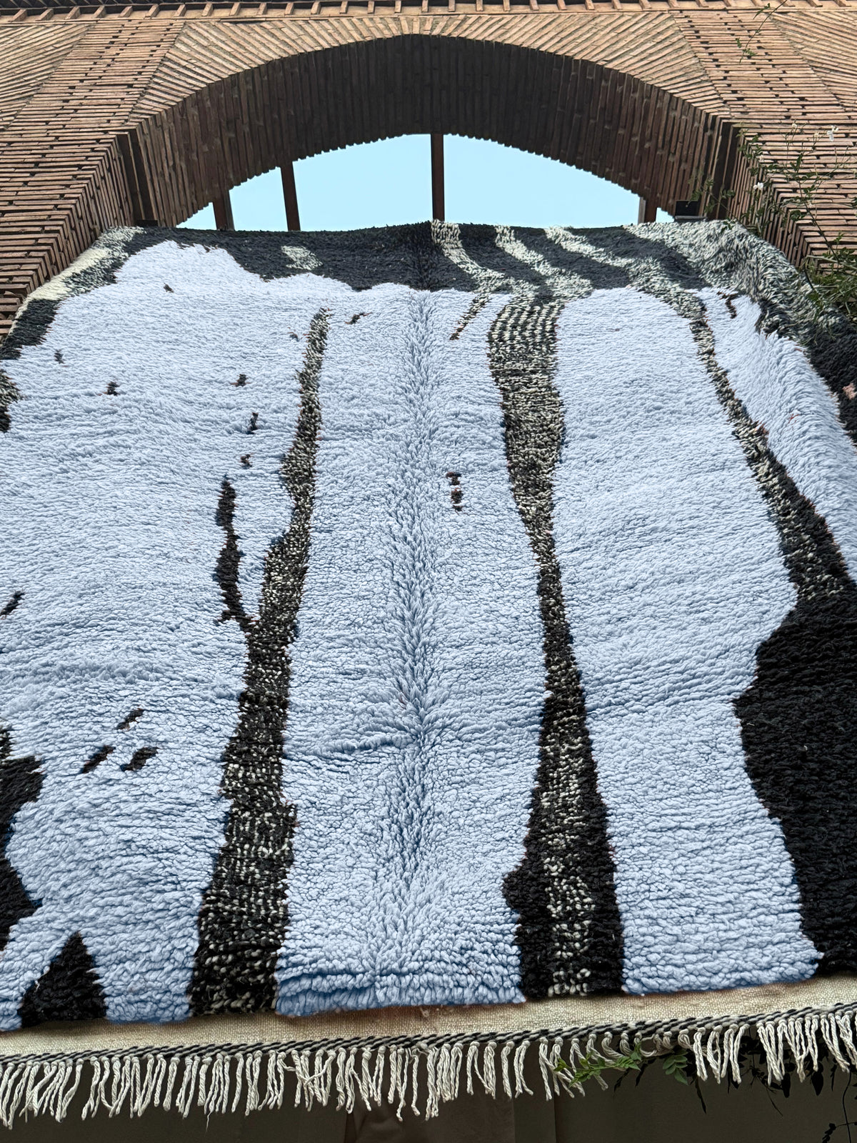Taouz – Handmade Blue Moroccan Rug