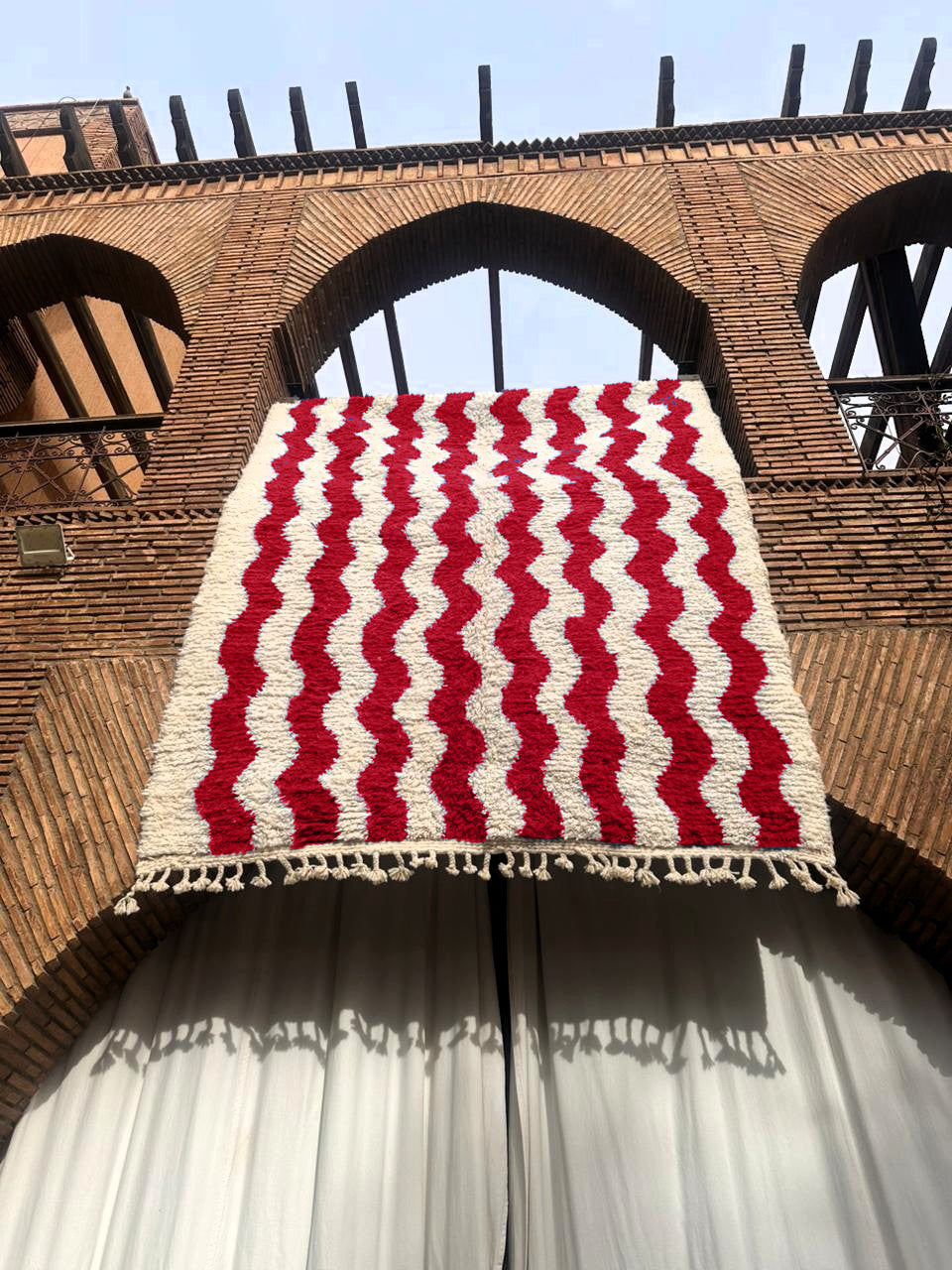 Alnif – Handmade Red Moroccan Rug
