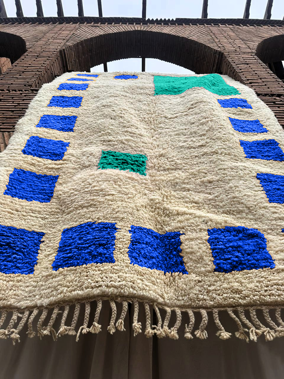 Dakhla – Handmade Blue Moroccan Rug