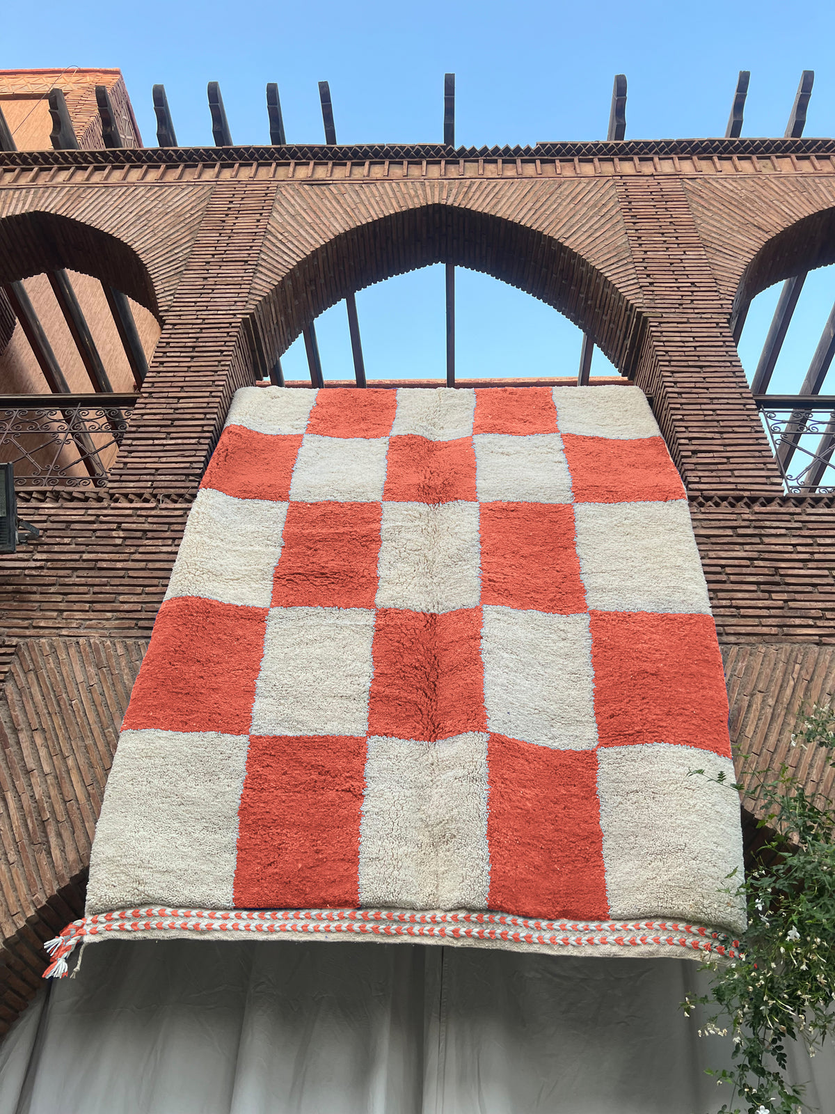 Meknès – Handmade Checkered Moroccan Rug