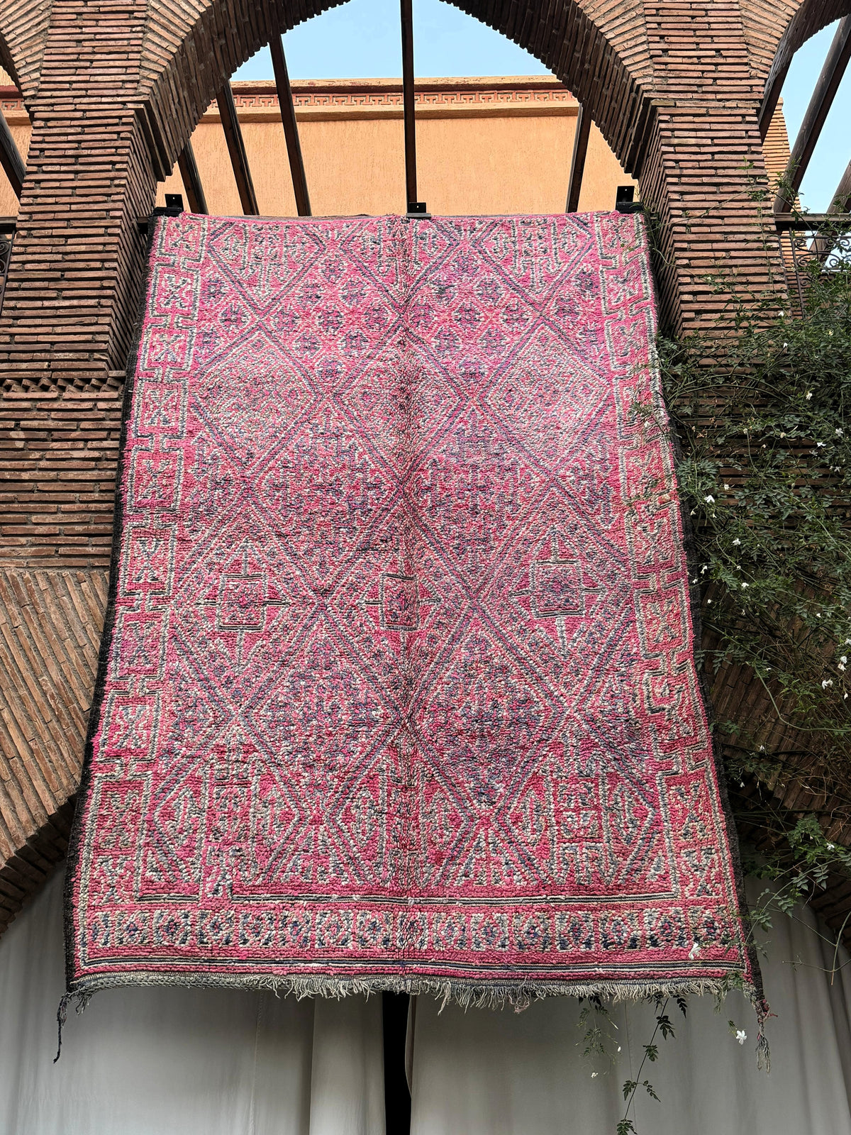 Khenifra – Vintage Pink Moroccan Rug