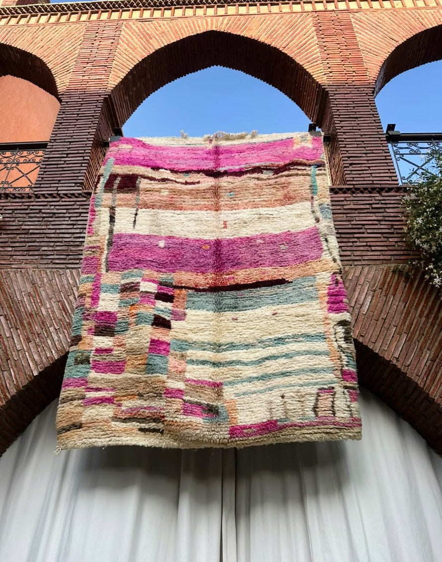Sidi Kaouki – Handmade Colorful Moroccan Rug