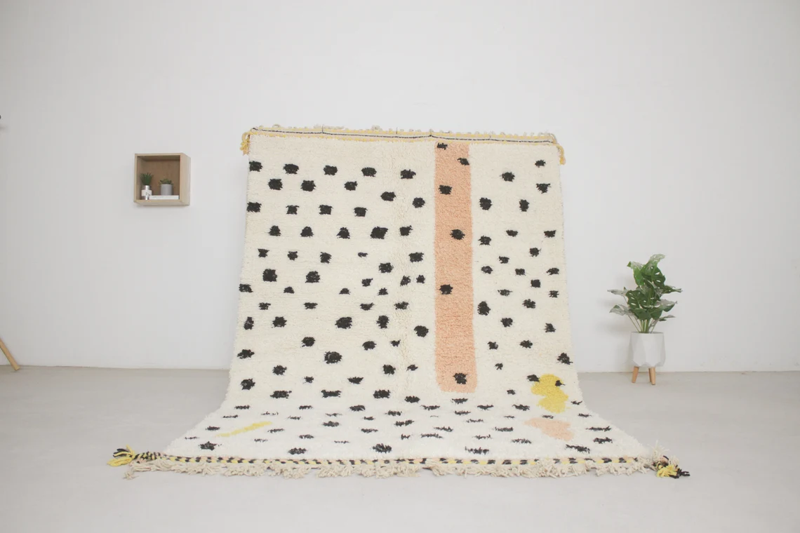 Mirleft – Tapis Berbère à Pois