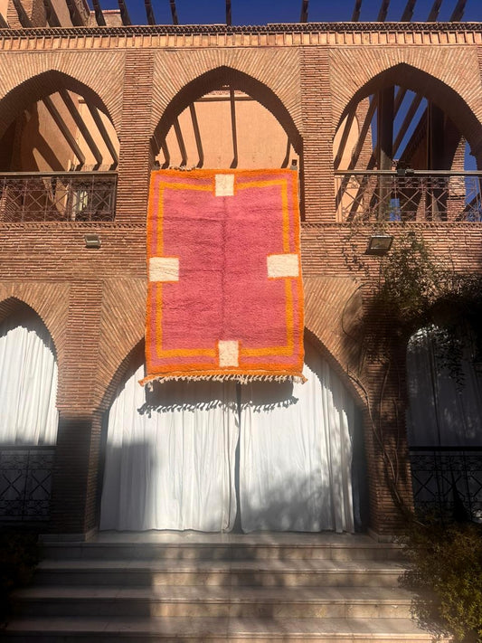 Ait Ourir – Handmade Pink Moroccan Rug