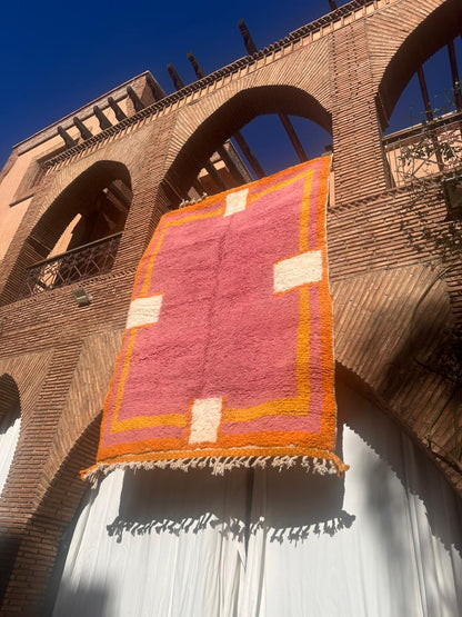 Ait Ourir – Handmade Pink Moroccan Rug