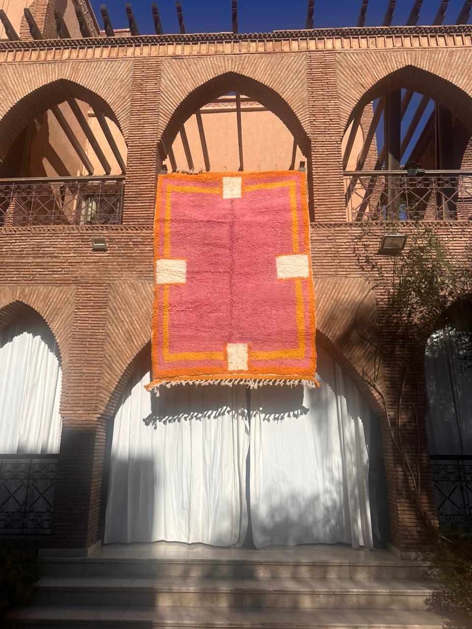 Ait Ourir – Handmade Pink Moroccan Rug