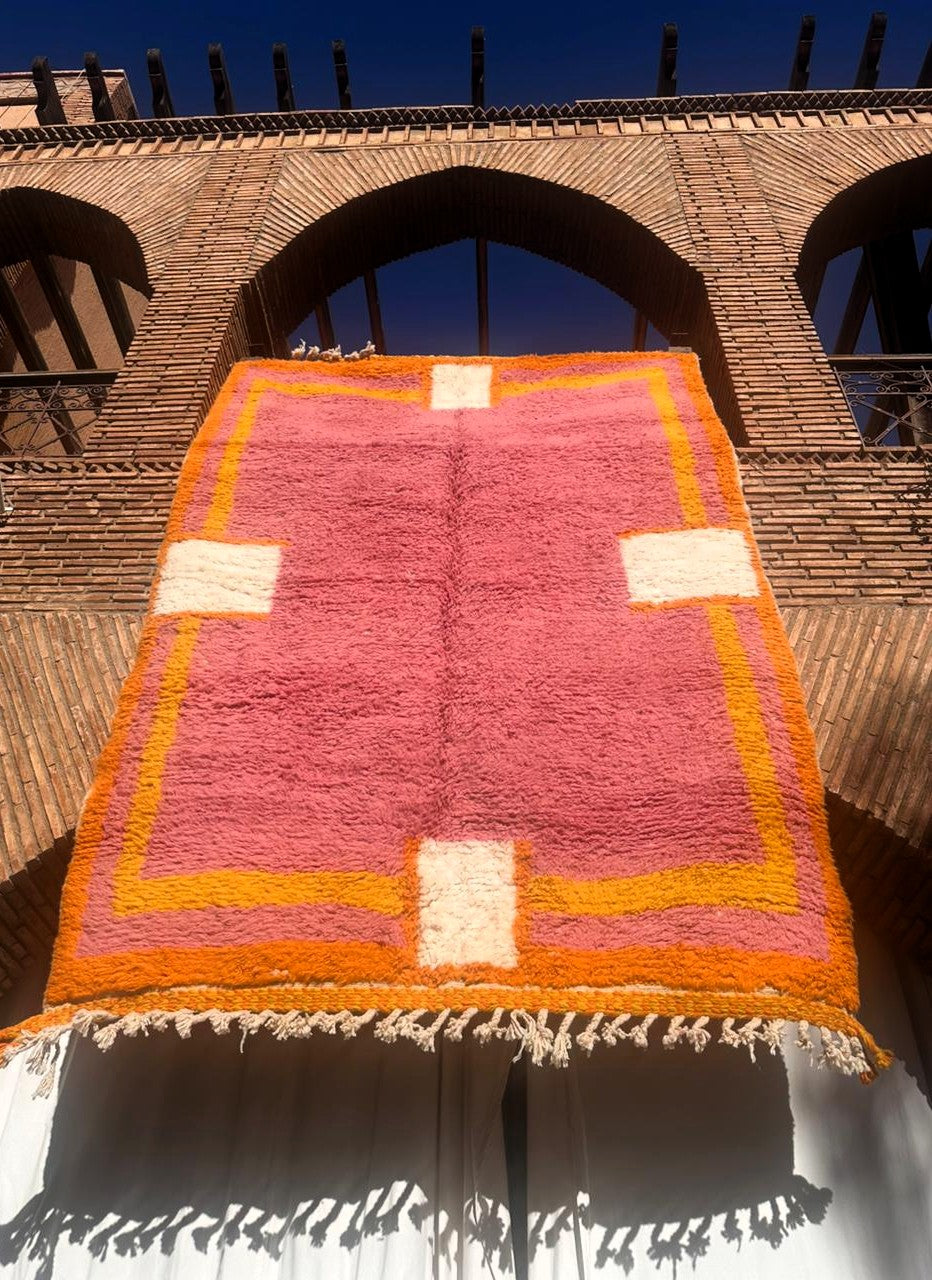 Ait Ourir – Handmade Pink Moroccan Rug