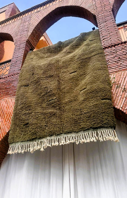 Sidi Bou Othmane – Green Moroccan Rug