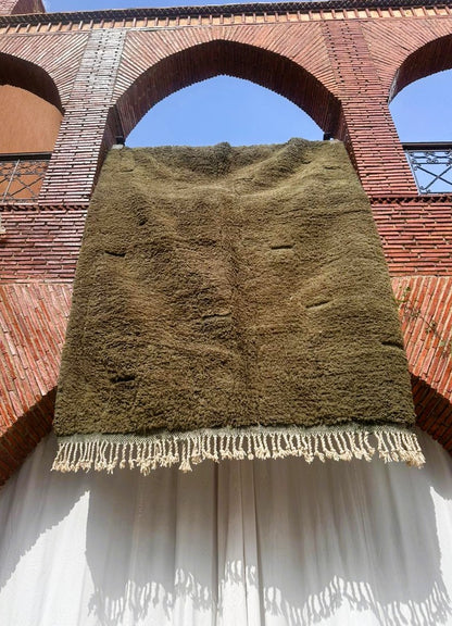 Sidi Bou Othmane – Green Moroccan Rug