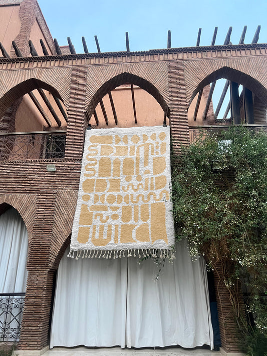 Taliouine – Handmade Mustard Moroccan Rug