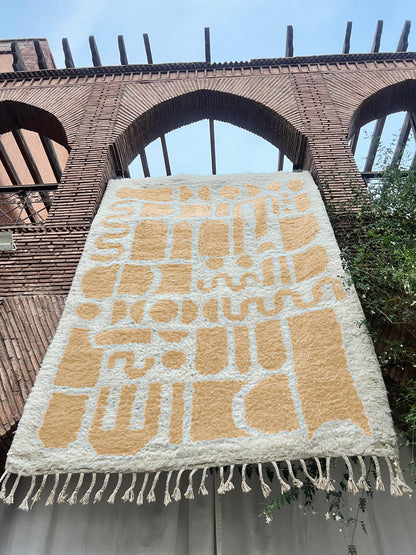Taliouine – Handmade Mustard Moroccan Rug