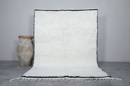 Ivory Edge - Tapis en laine marocain fabriqué à la main - plusieurs tailles
