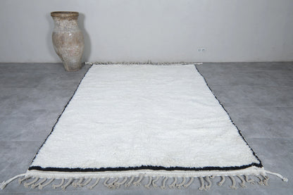 Elfenbeinrand – Handgefertigter marokkanischer Wollteppich – mehrere Größen