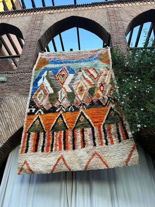 Had Dra – Handmade Colorful Moroccan Rug