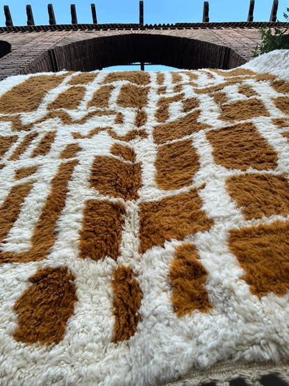 Tinerhir – Handmade Beige Moroccan Rug