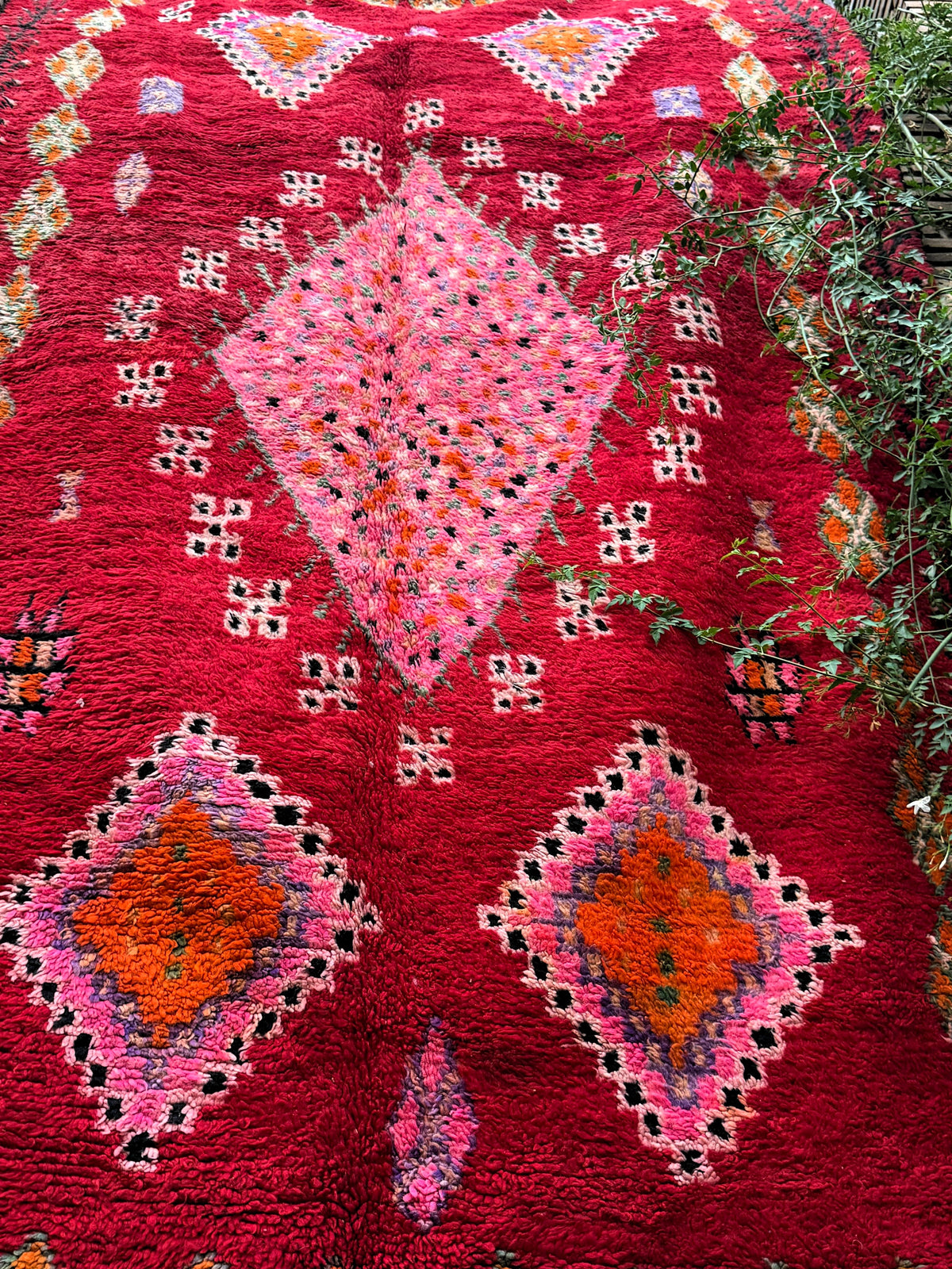 Aghbalou – Vintage Red Moroccan Rug