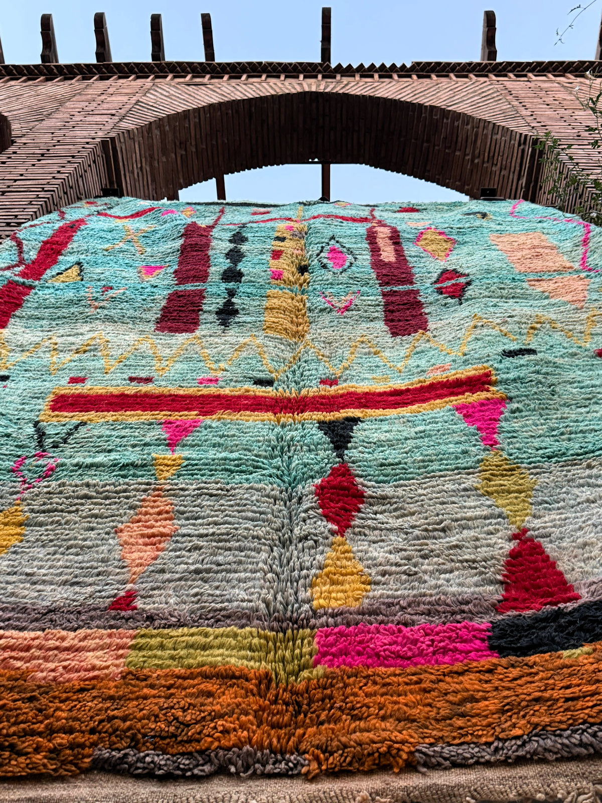 Timoulay – Turquoise Colorful Moroccan Rug