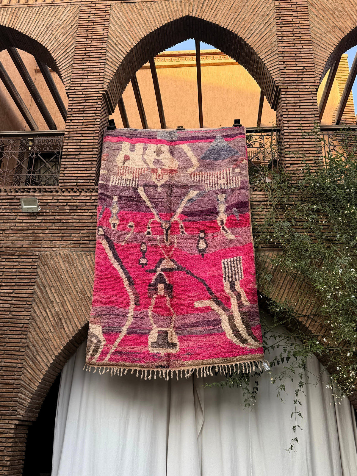 Zaouiat – Handmade Pink Moroccan Rug