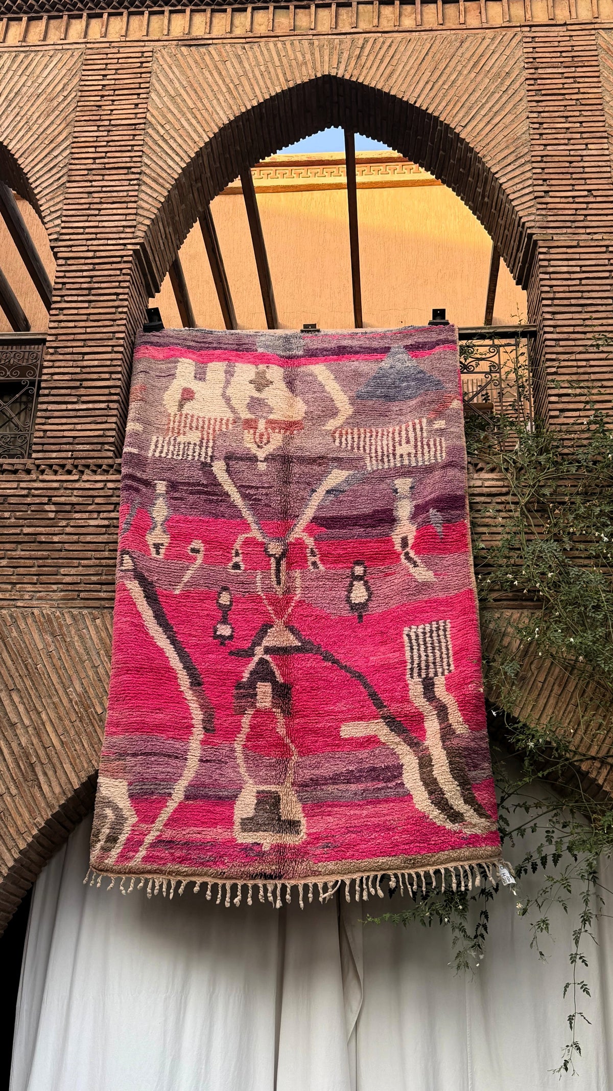 Zaouiat – Handmade Pink Moroccan Rug
