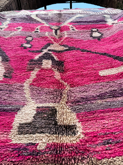 Zaouiat – Handmade Pink Moroccan Rug