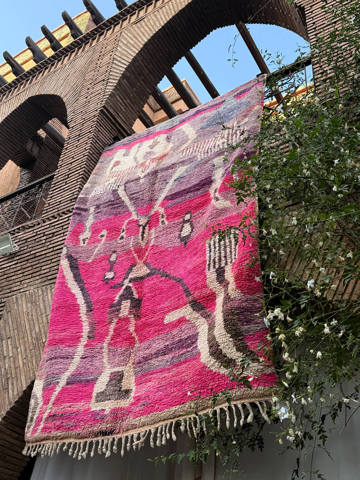 Zaouiat – Handmade Pink Moroccan Rug