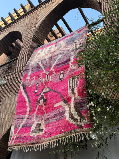Zaouiat – Handmade Pink Moroccan Rug