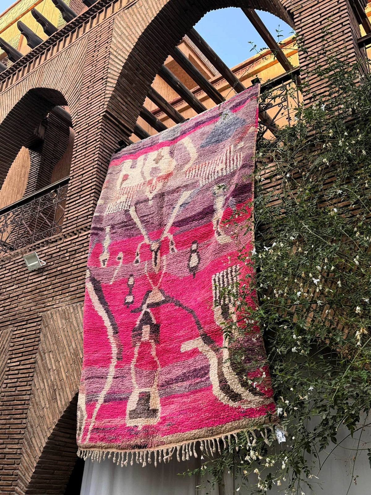 Zaouiat – Handmade Pink Moroccan Rug