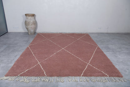 Terre cuite - Tapis en laine marocain fait main - plusieurs tailles