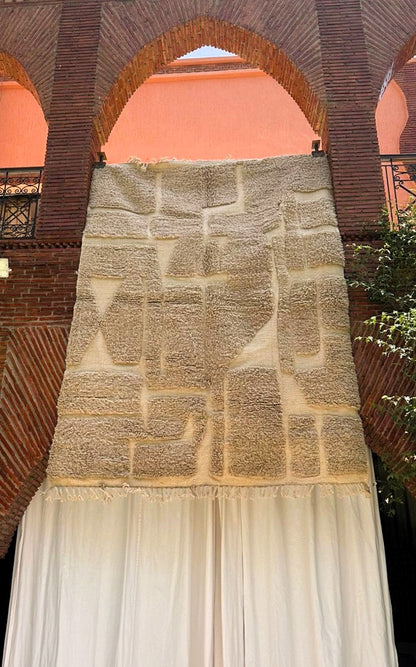 Assads – Ivory Textured Moroccan Rug