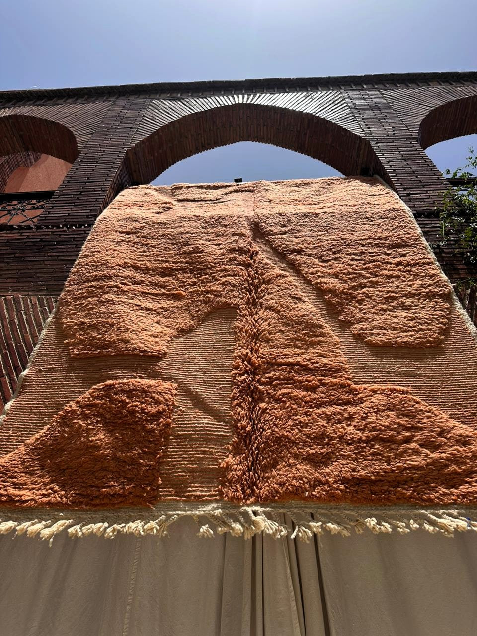 Aoulouz – Terracotta Textured Moroccan Rug