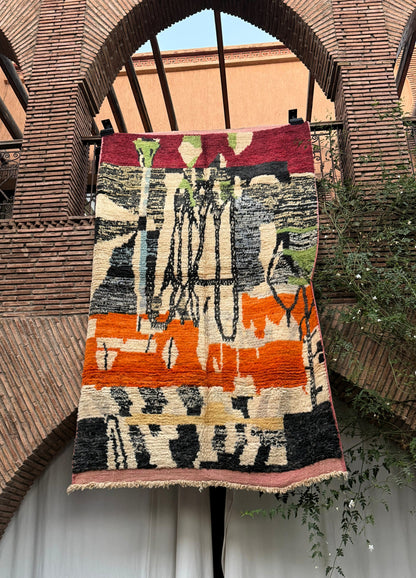 Ijoukak – Handmade Colorful Moroccan Rug