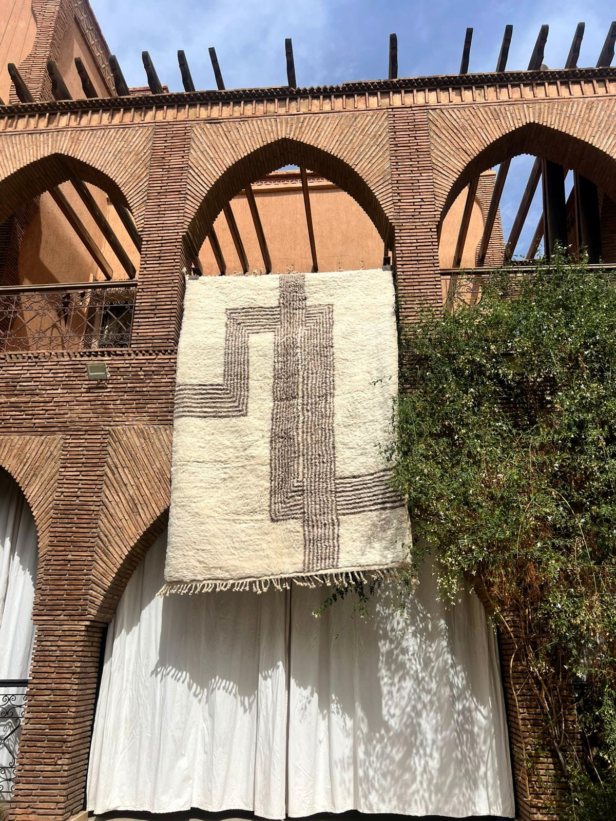 Azemmour – Handmade White Moroccan Rug