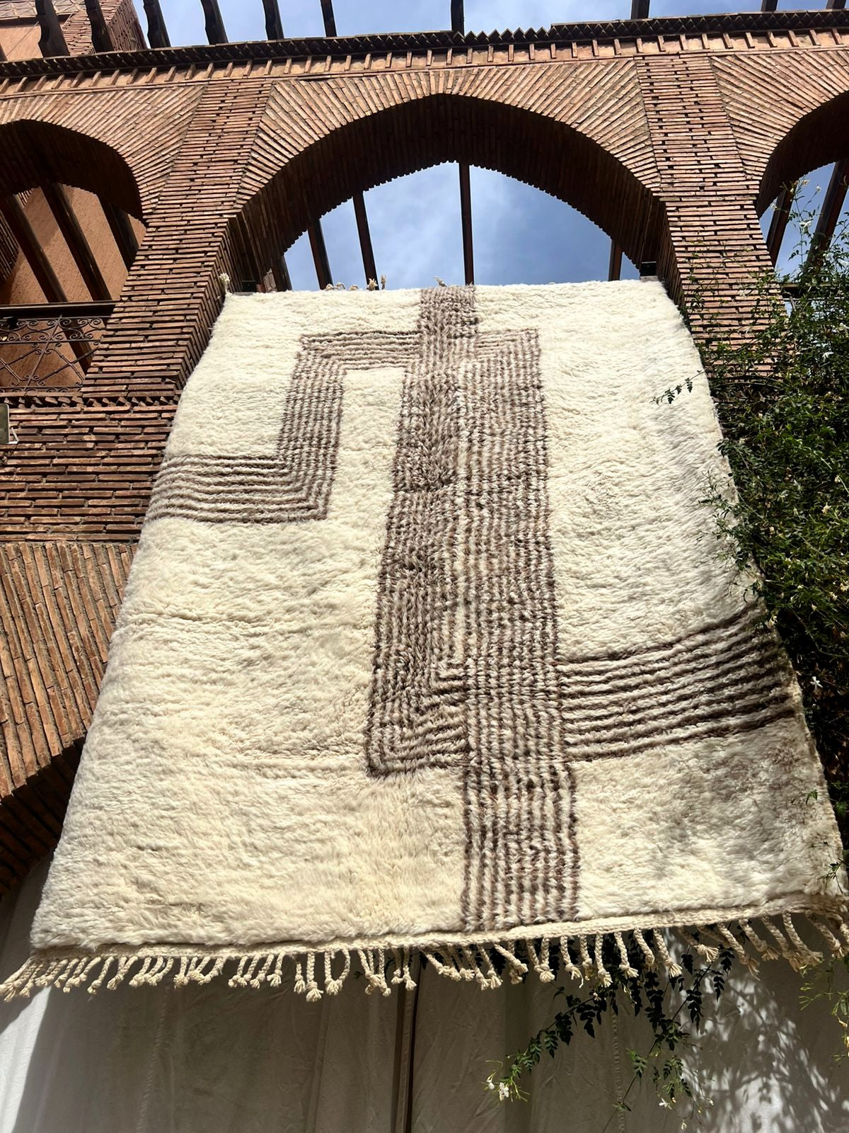 Azemmour – Handmade White Moroccan Rug