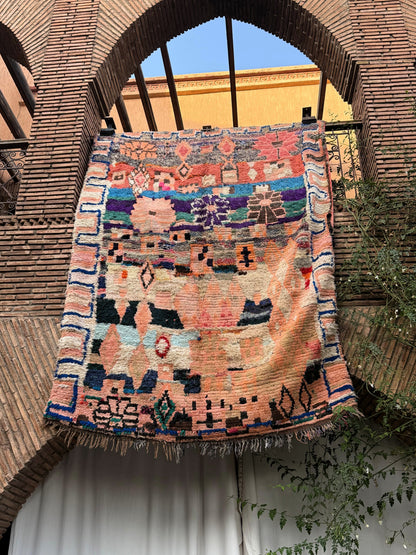 Amtoudi – Handmade Colorful Moroccan Rug