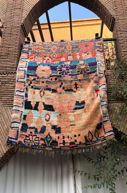 Amtoudi – Handmade Colorful Moroccan Rug