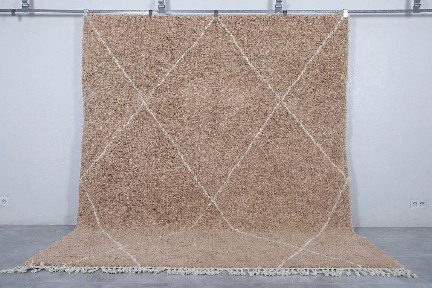 Sandy Diamond - Tapis en laine marocain fabriqué à la main - plusieurs tailles