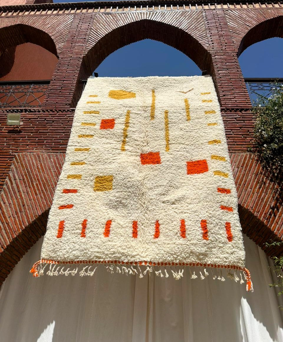 Tizourgane – Ivory Moroccan Rug