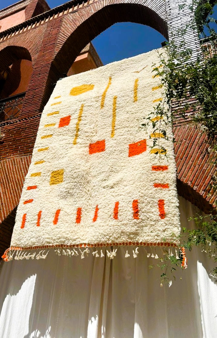 Tizourgane – Ivory Moroccan Rug