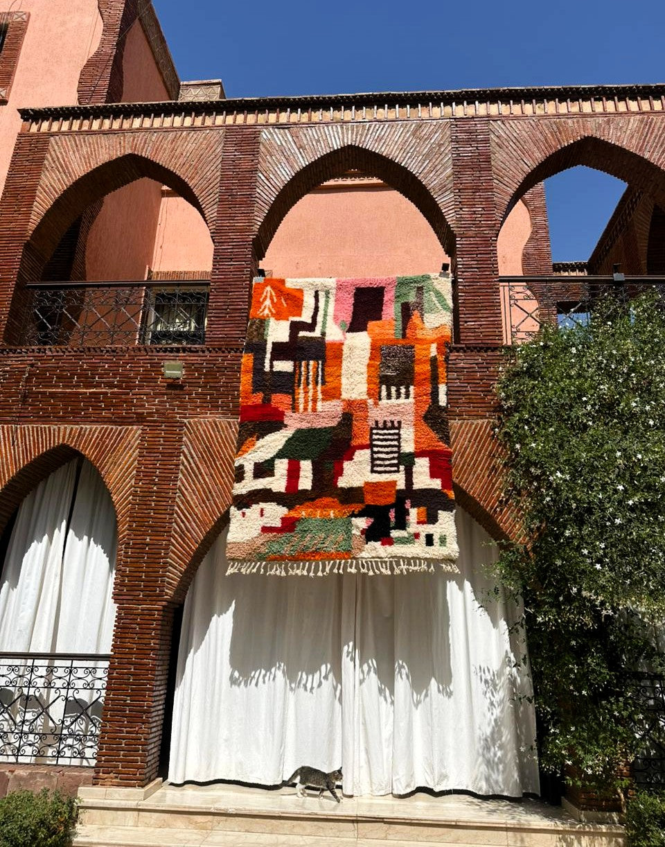 Taghazout – Handmade Colorful Moroccan Rug