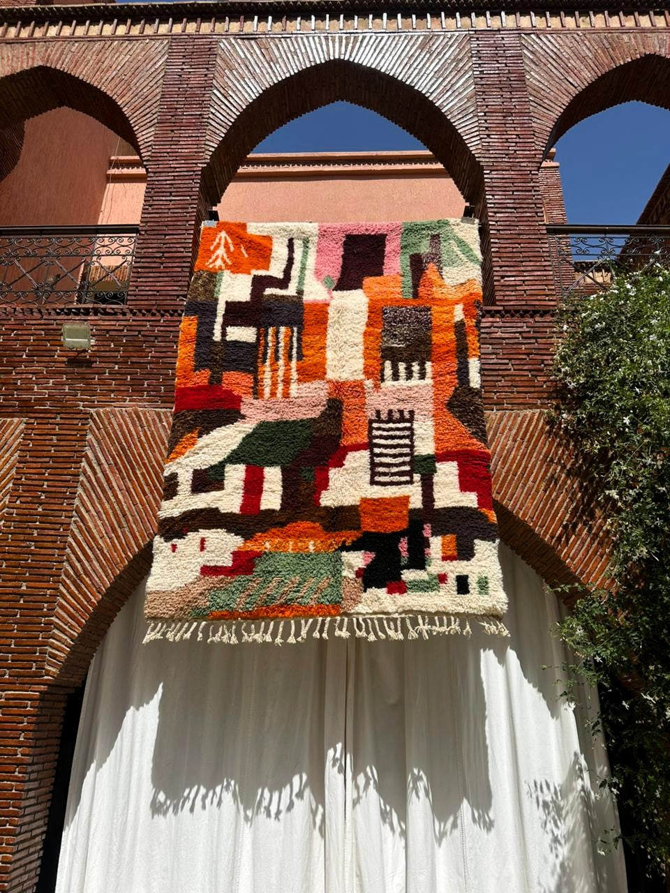 Taghazout – Handmade Colorful Moroccan Rug