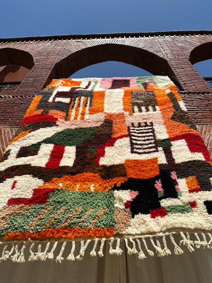Taghazout – Handmade Colorful Moroccan Rug