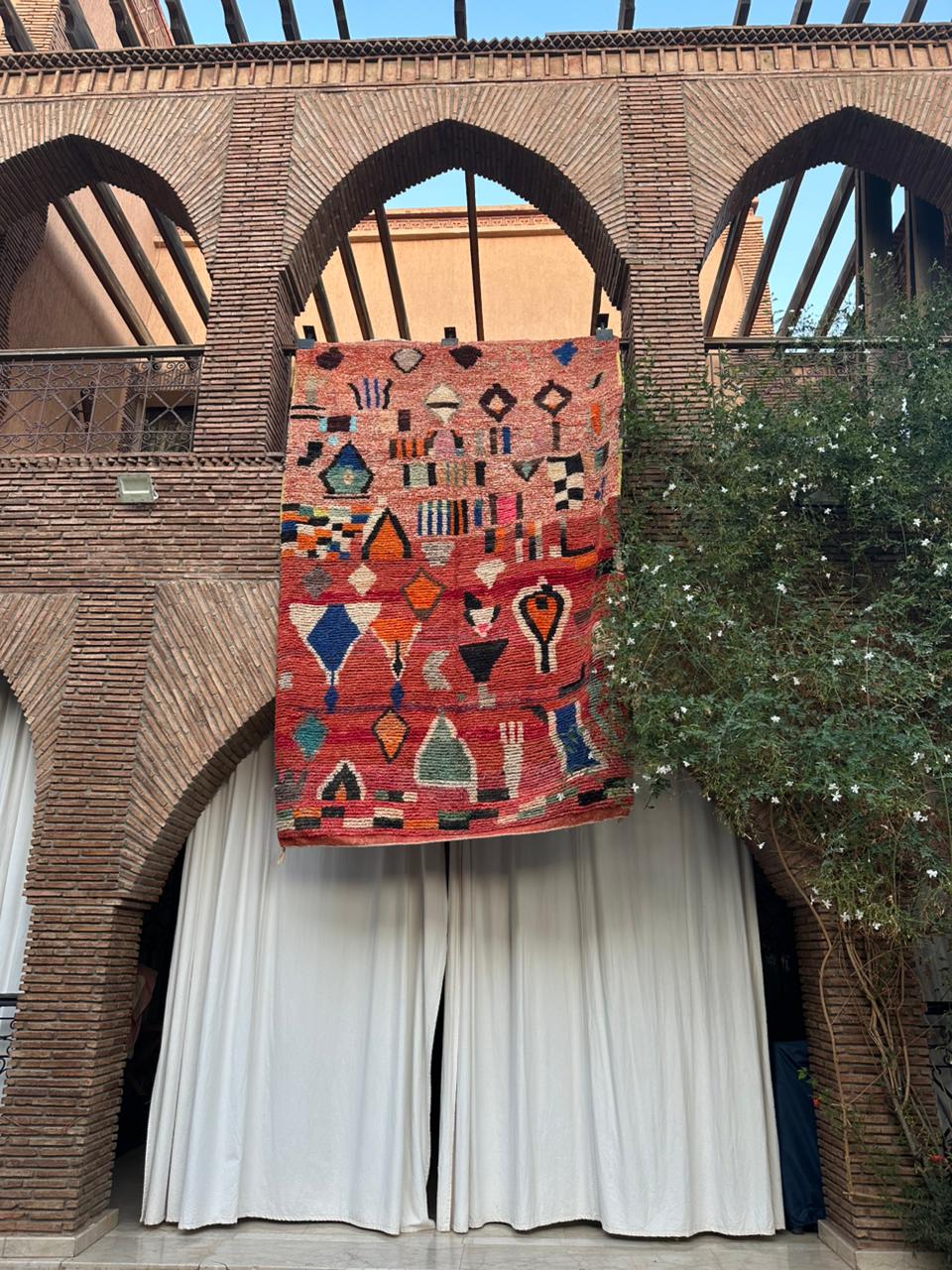 Tanalt – Handmade Red Moroccan Rug