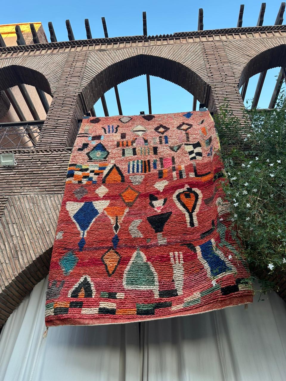Tanalt – Handmade Red Moroccan Rug