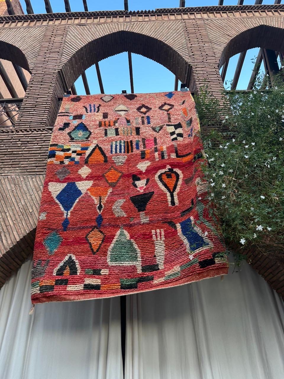 Tanalt – Handmade Red Moroccan Rug