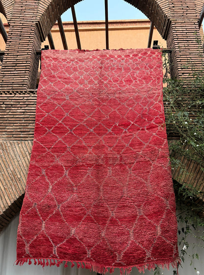 Boumia – Handmade Red Moroccan Rug