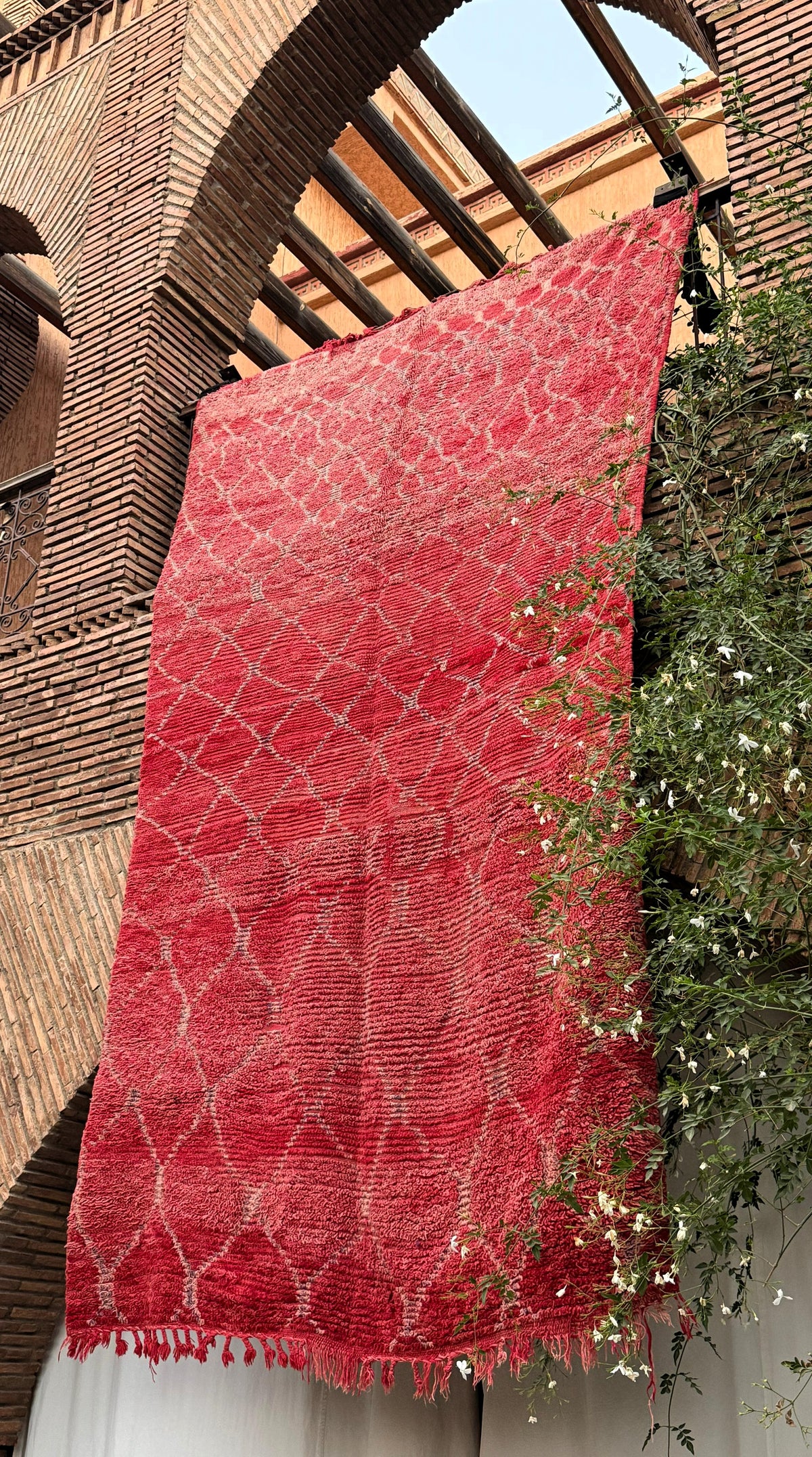 Boumia – Handmade Red Moroccan Rug